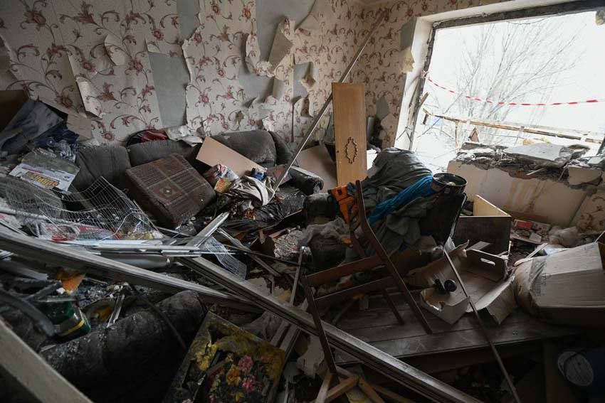 Ukrayna'dan yürek yakan savaş görüntüleri 17